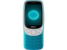 Charger l&#39;image dans la galerie, Téléphone Nokia turquoise avec un cercle bleu brillant sur l&#39;écran.
