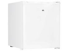 Charger l&#39;image dans la galerie, Un petit réfrigérateur blanc avec le mot &#39;ok.&#39; sur le devant.
