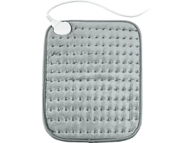 Coussin chauffant gris avec cordon d