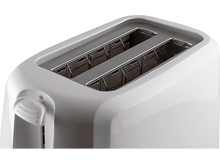 Charger l&#39;image dans la galerie, Un grille-pain blanc, vue de dessus, montrant les éléments chauffants.
