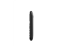 Charger l&#39;image dans la galerie, Un téléphone noir en vue latérale, avec des chiffres sur le clavier. Le téléphone est isolé.
