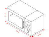 OK. OMW 2026-1 - W Four micro-ondes 20L Argenté