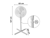 OK. OSF 40323 Ventilateur Blanc