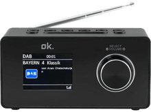 Charger l&#39;image dans la galerie, OK. Radio DAB+ Noir (OCR 430-B)
