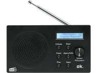 OK. Radio portable Bluetooth DAB+ Noir (ORD 101 BT-B-1)