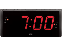 Charger l&#39;image dans la galerie, OK Radio-réveil FM Noir (OCR 140 BIG DIGIT ALARM CLOCK)
