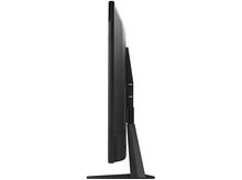 Charger l&#39;image dans la galerie, Vue latérale d&#39;un moniteur d&#39;ordinateur noir. Il a un support. L&#39;écran est sombre.
