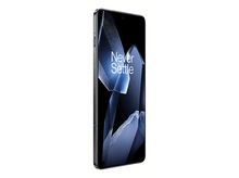 Charger l&#39;image dans la galerie, Téléphone OnePlus, noir, avec &#39;Never Settle&#39; sur l&#39;écran.
