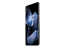 Charger l&#39;image dans la galerie, Smartphone noir avec le texte &#39;Never Settle&#39;. Fond blanc.
