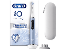 Charger l&#39;image dans la galerie, ORAL B Brosse à dents électrique iO 9 Bleu Magnétique + étui de voyage
