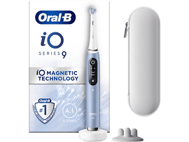 ORAL B Brosse à dents électrique iO 9 Bleu Magnétique + étui de voyage
