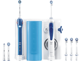 ORAL B Brosse à dents électrique + Jet dentaire Oxyjet Center (PRO 2000)