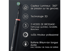 Charger l&#39;image dans la galerie, ORAL B Brosse à dents électrique Pro 3 3000 Sensitive Clean
