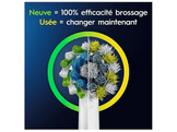 ORAL B Brosses à dents électriques Pro 1 Duo Bleu / Noir