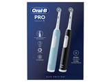 ORAL B Brosses à dents électriques Pro 1 Duo Bleu / Noir
