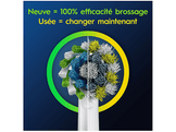 ORAL B Brossette CrossAction 6 stuks Wit (EB50RX)