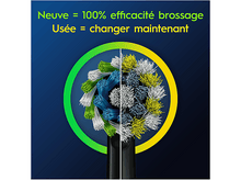 Charger l&#39;image dans la galerie, ORAL B Brossette Crossaction Noir 8 pièces (8006540893388)
