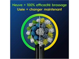 ORAL B Brossette Crossaction Noir 8 pièces (8006540893388)