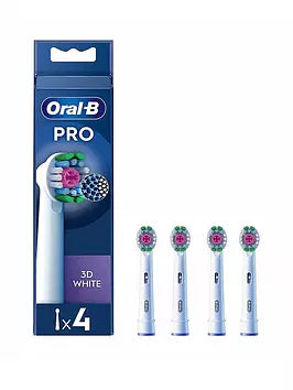 ORAL B Brossettes 3D White Pack de 4