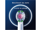 ORAL B Brossettes 3D White Pack de 4