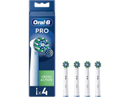 ORAL B Brossettes Power Cross Action Pack de 4  Brossette Blanc