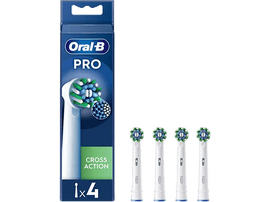 ORAL B Brossettes Power Cross Action Pack de 4  Brossette Blanc