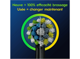 ORAL B Brossettes Pro Cross Action Pack de 4
