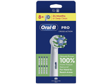 ORAL B Opzetborstel CrossAction 8pcs Blanc