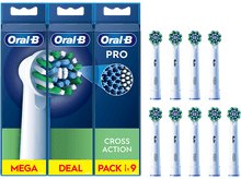 Charger l&#39;image dans la galerie, ORAL B Tête de brosse Crossaction 9 pièces (3696)
