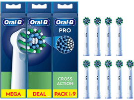 ORAL B Tête de brosse Crossaction 9 pièces (3696)