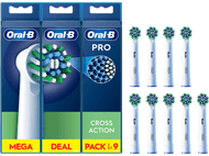 ORAL B Tête de brosse Crossaction 9 pièces (3696)