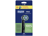 ORAL B Têtes de brosse CrossAction 8pcs Noir