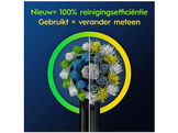 ORAL B Têtes de brosse CrossAction 8pcs Noir