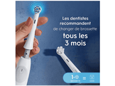 ORAL B Têtes de brosse iO Gentle Care 6pcs Blanc