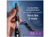 ORAL B Têtes de brosse iO Radiant 4pcs Noir