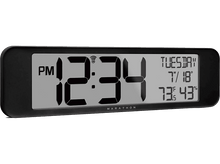 Charger l&#39;image dans la galerie, OREGON SCIENTIFIC Horloge numerique 3.5&quot; UltraWide Noir (CL030079BK-EU1)
