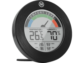 OREGON SCIENTIFIC Thermo-hygromètre à indice de confort (BA030018-BK)