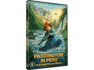 Jaquette DVD avec l'ours Paddington dans un bateau. Titre : Paddington en Pérou.