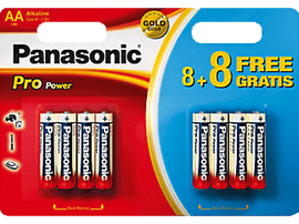 PANASONIC BATTERY Piles AA 8+8 (LR6PPG)