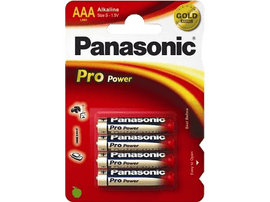 PANASONIC BATTERY Piles alcaline LR03PPG 4 pack
