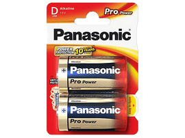 PANASONIC BATTERY Piles alcaline LR20PPG 2 pack