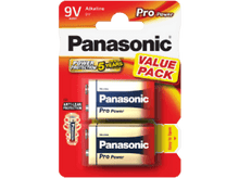 Charger l&#39;image dans la galerie, PANASONIC BATTERY Piles alkaline 9V 6LR61PPG 2 pack

