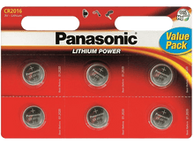 Charger l&#39;image dans la galerie, PANASONIC BATTERY Piles CR2016 Lithium Power 3V 6-Pack (106010671)
