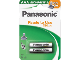 PANASONIC BATTERY Piles rechargables P03P 2 pack