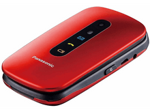 Charger l&#39;image dans la galerie, PANASONIC GSM simple utilisation Rouge (KX-TU456EXRE)
