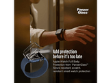 PANZERGLASS Protection d'écran Full Body Apple Watch 4 / 5 / 6 / SE (44 mm) Noir (PZ-3641)