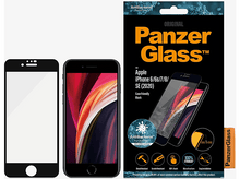 Charger l&#39;image dans la galerie, PANZERGLASS Protection d&#39;écran iPhone 6 / 6s / 7 / 8 / SE 2020 Noir (PZ-2679)
