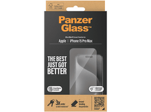 Charger l&#39;image dans la galerie, PANZERGLASS Protection d&#39;écran Ultra Wide Fit iPhone 15 Pro Max (PZ-2812)
