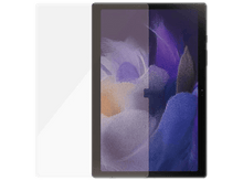 Charger l&#39;image dans la galerie, Tablette avec protecteur d&#39;écran, écran affiche des couleurs abstraites, couche protectrice claire à gauche.
