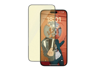 Homme avec une tête de boule à facettes tient un écran de téléphone. Interface du téléphone.